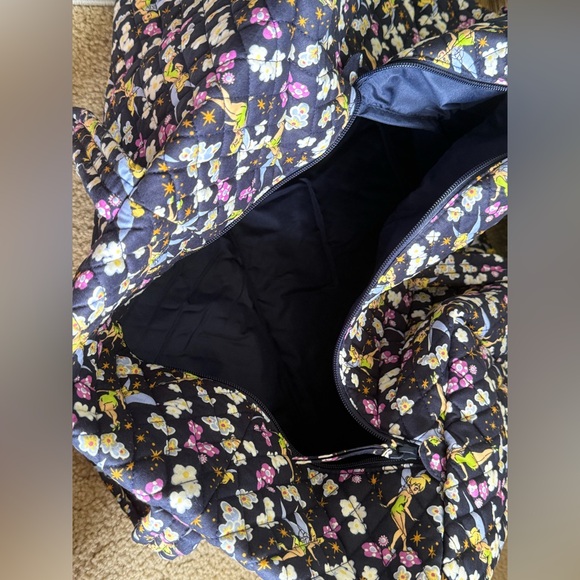 Vera Bradley Disney Tinker Bell's Flight Large Duffel Bag NWT - Picture 8 of 10